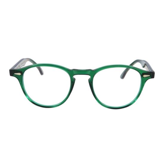  카돌 안경 옥스포드 반투명 녹색 아세테이트 안경테 (키홀 브릿지)
