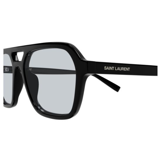26SS 생로랑 선글라스 브릿지 부분이 뚫린 오버사이즈 스퀘어 프레임 - SAINT LAURENT