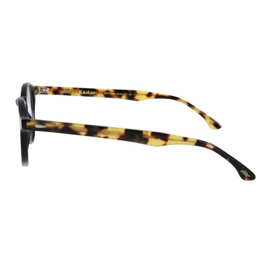  카돌 안경 옥스포드 클래식 원형 프레임 안경 (호피무늬 다리) - KADOR