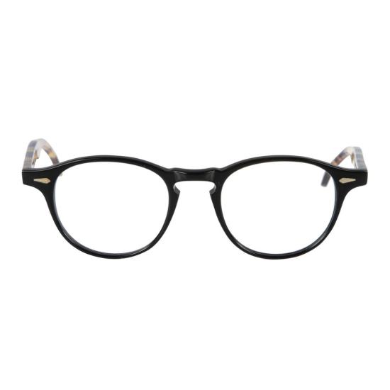  카돌 안경 옥스포드 클래식 원형 프레임 안경 (호피무늬 다리)