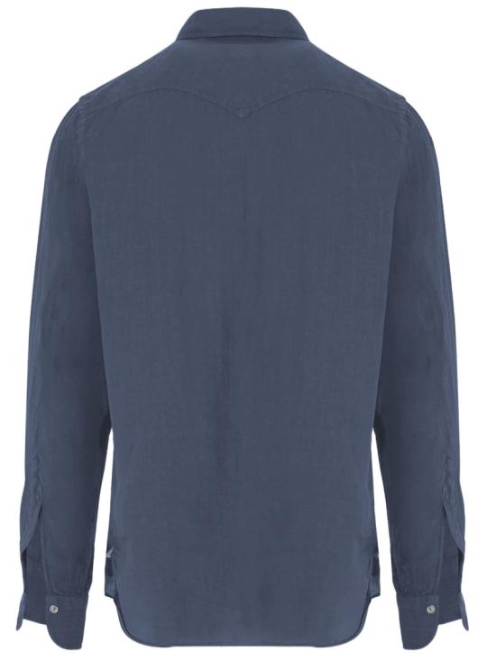 26SS 피나모레 긴팔 셔츠 P6001G210 Blue - FINAMORE