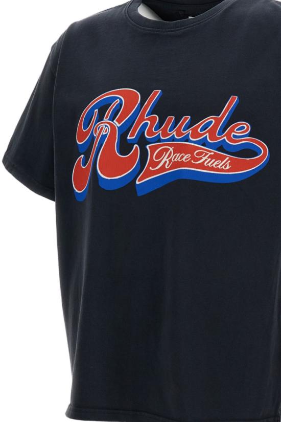 26SS 루드 반팔 티셔츠 RHSS26TT030126187 Black - RHUDE