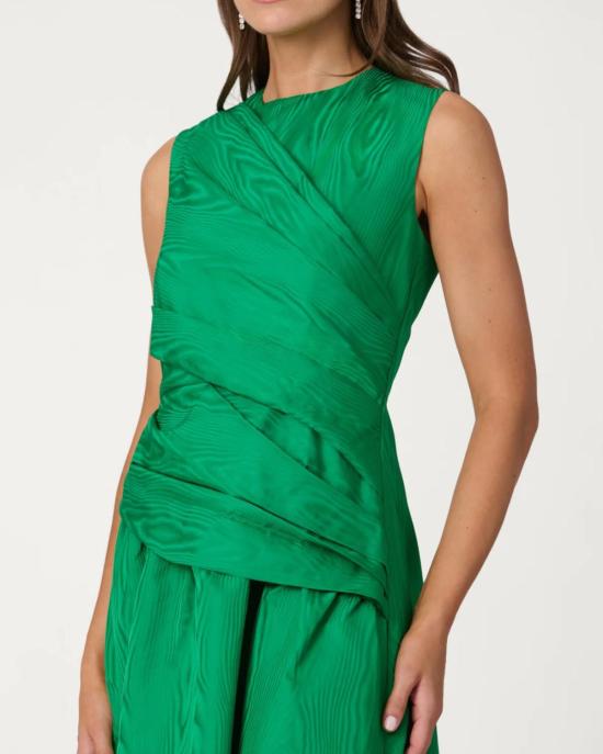  쇼산나 롱 원피스 쇼샨나 가브리엘 드레스, 생기 넘치는 녹색 - SHOSHANNA