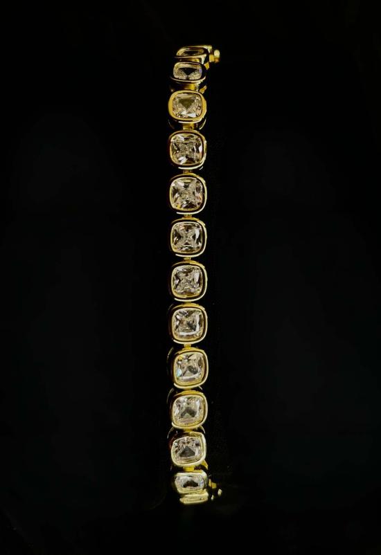  더 엔케이씨 스토어 팔찌 NKC 스토어 골드 라운드 세트 테니스