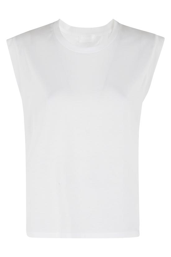  돈답 블라우스 Dondup Girocollo Regular In Jersey Top White