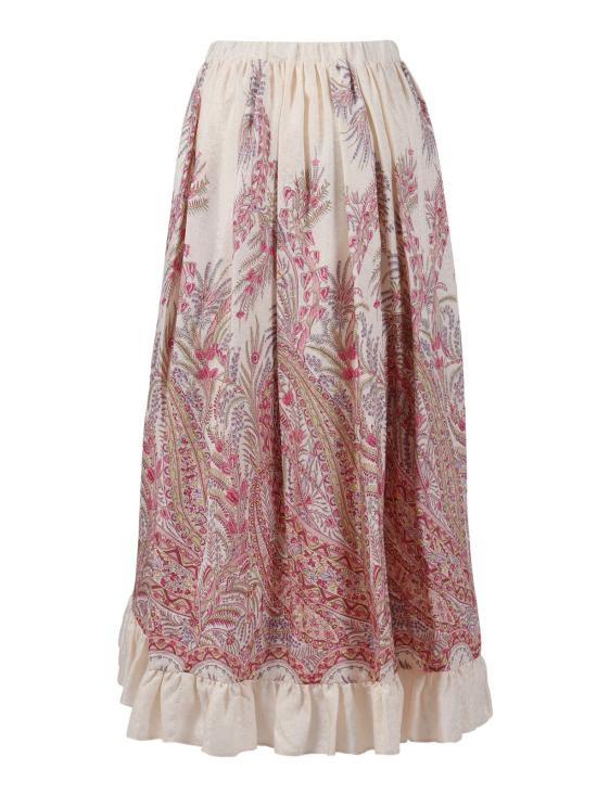  에트로 롱 스커트 핑크