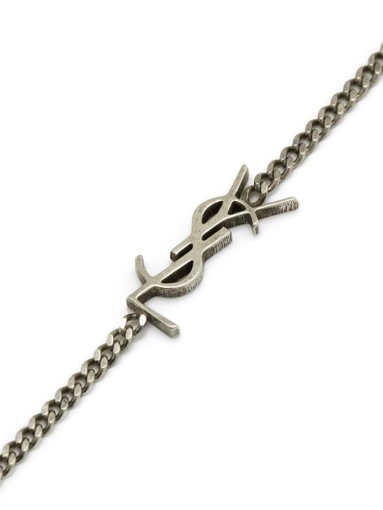 26SS 생로랑 오피움 참 브레이슬릿 메탈 앤 라인스톤 692489Y1526 8368 - SAINT LAURENT