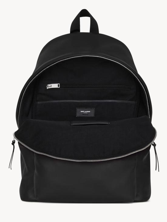 26SS 생로랑 CITY 시티 클래식 로고 백팩 534967AAE8M 1000 Nero - SAINT LAURENT