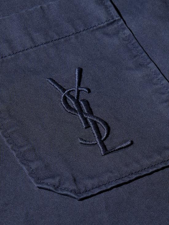 26SS 생로랑 코튼 카산드라 오버셔츠 861004Y04VD 5109 - SAINT LAURENT