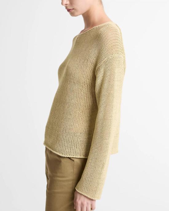  빈스 스웨터 코팅 코튼 풀오버 메이즈 - VINCE