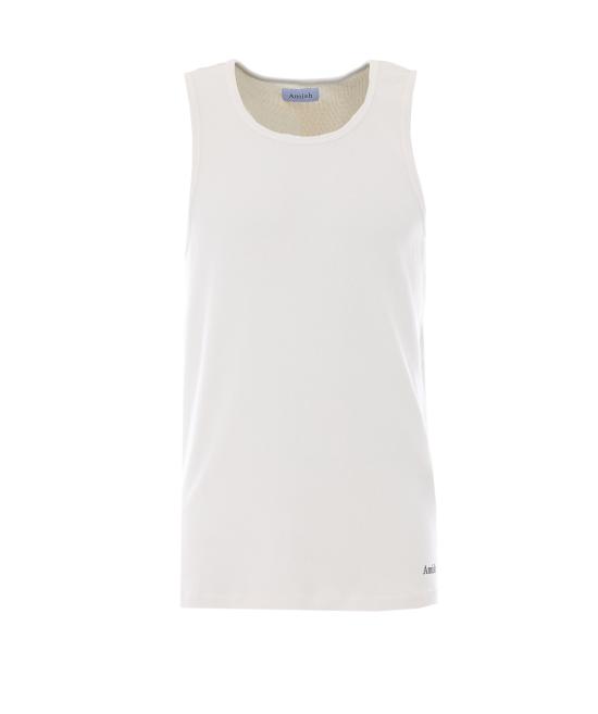 26SS 아미시 민소매 티셔츠 AMX208 CR7105690569 White