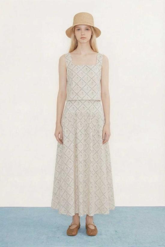  타이니 빅 시스터 롱 스커트 스완 스커트 - TINY BIG SISTER