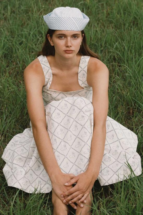  타이니 빅 시스터 롱 스커트 스완 스커트 - TINY BIG SISTER