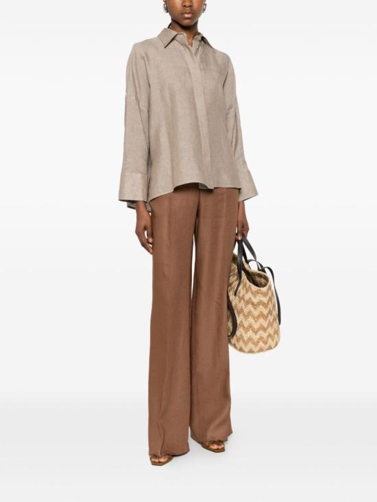 26SS 파비아나 필리피 블라우스 CAD276F309 M1610161 Tortora - FABIANA FILIPPI