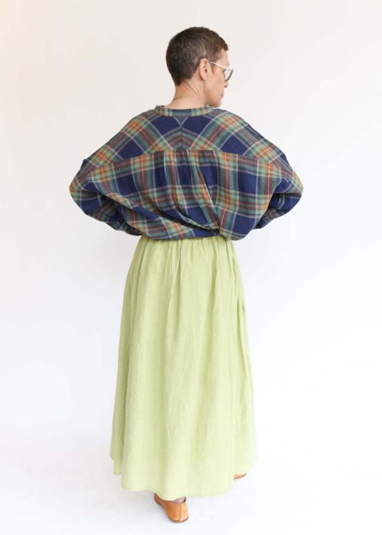  이치 앤티퀴트 롱 스커트 Ichi Antiquites 프렌치 리넨 - ICHI ANTIQUITES