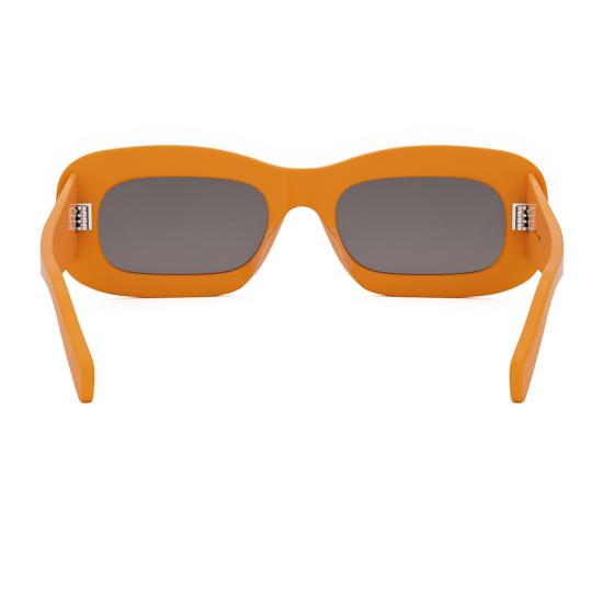  셀린느 안경 CL40294 I 3 도트 42 A 로우 직사각형 선글라스 오렌지 - CELINE