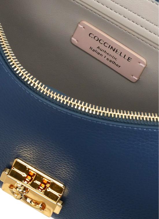 26SS 코치넬리 숄더백 E1U4K120101 C ME LOCKB27 Blue - COCCINELLE