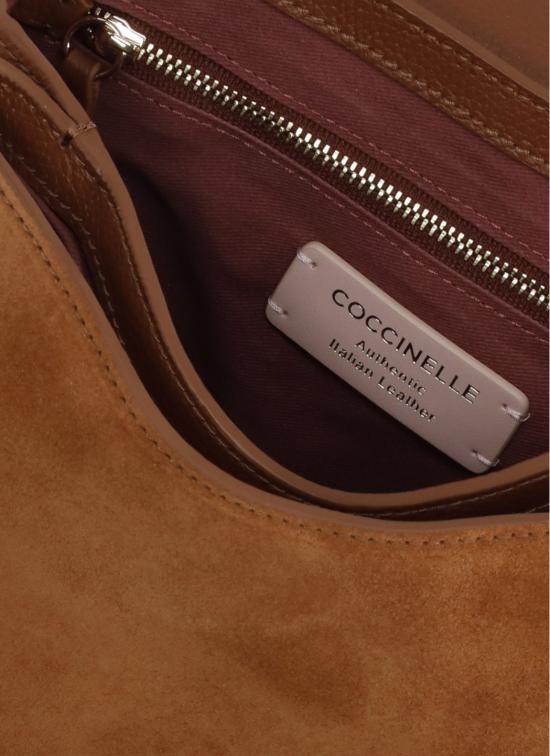 26SS 코치넬리 숄더백 E1U7H180101 MAVERY SUEDE BIW11 Brown - COCCINELLE