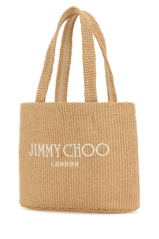26SS 지미추 숄더백 BEACHTOTEEWMJYN NATLAT Beige o Tan - JIMMY CHOO