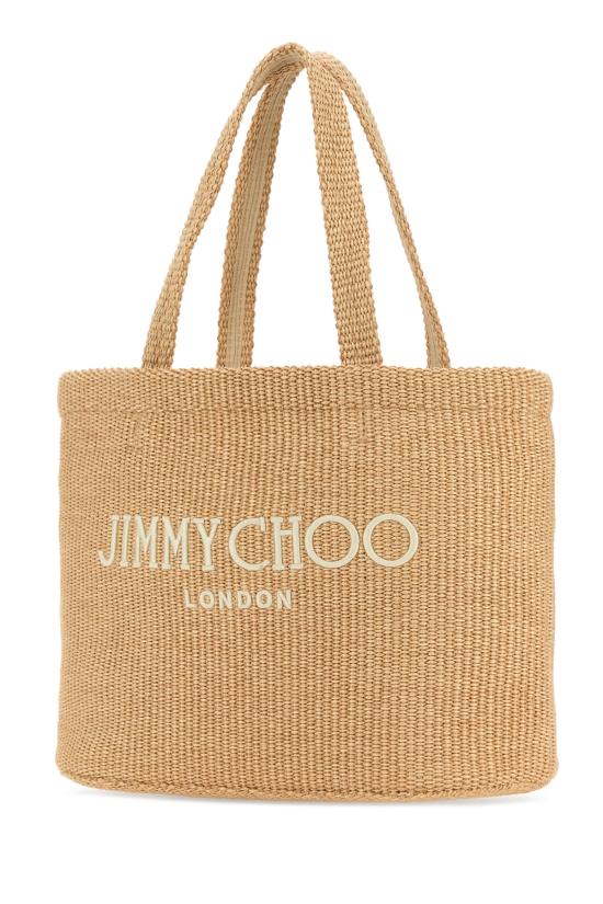 26SS 지미추 숄더백 BEACHTOTEEWJYN NATLAT NATURALLATTE - JIMMY CHOO