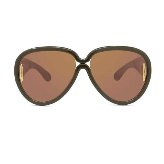  로에베 안경 LW40132 이 파울라스 이비자 선글라스 그린 - LOEWE