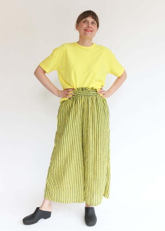  이치 앤티퀴트 팔라초 팬츠 이치 앤티크 스트라이프 - ICHI ANTIQUITES