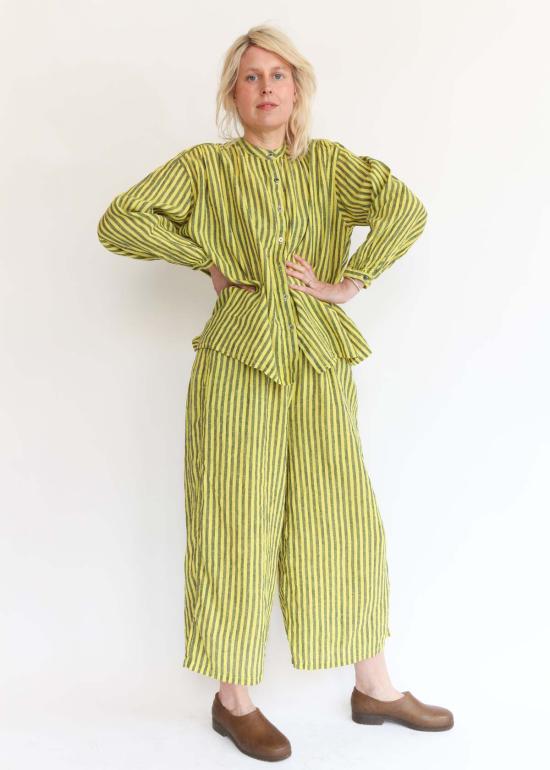  이치 앤티퀴트 팔라초 팬츠 이치 앤티크 스트라이프 - ICHI ANTIQUITES