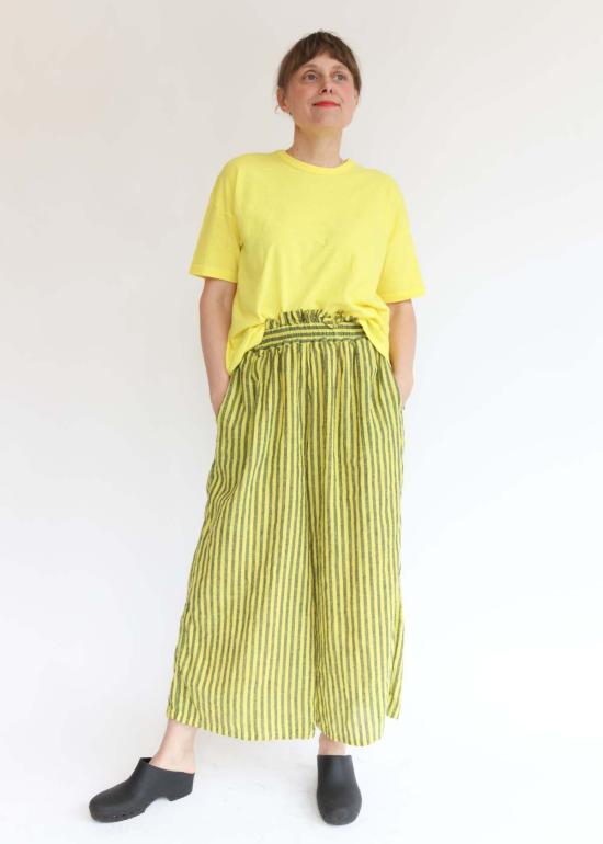  이치 앤티퀴트 팔라초 팬츠 이치 앤티크 스트라이프 - ICHI ANTIQUITES