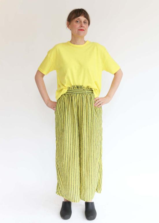  이치 앤티퀴트 팔라초 팬츠 이치 앤티크 스트라이프 - ICHI ANTIQUITES