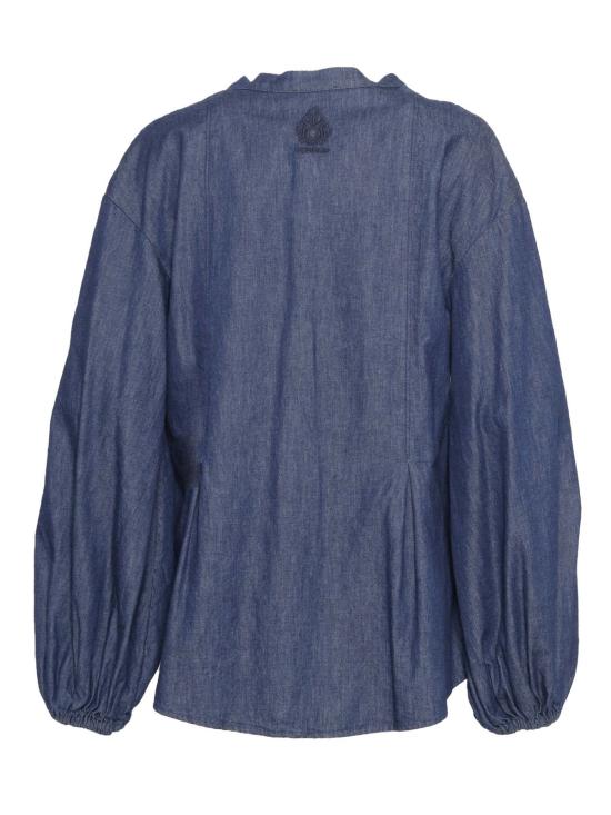  돈답 데님 셔츠 돈덥 코튼 셔츠 블루 - DONDUP