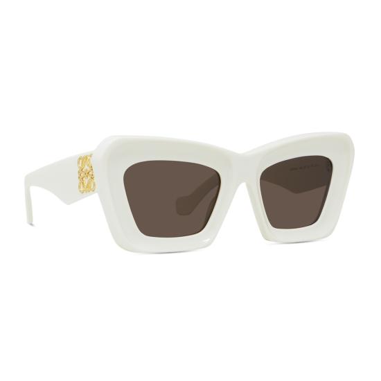  로에베 안경 LW40145 I 아나그램 25 E 선글라스 비앙코 - LOEWE