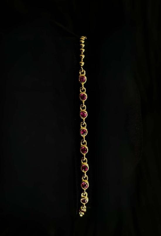  더 엔케이씨 스토어 팔찌 NKC 스토어 핑크 볼 체인  V