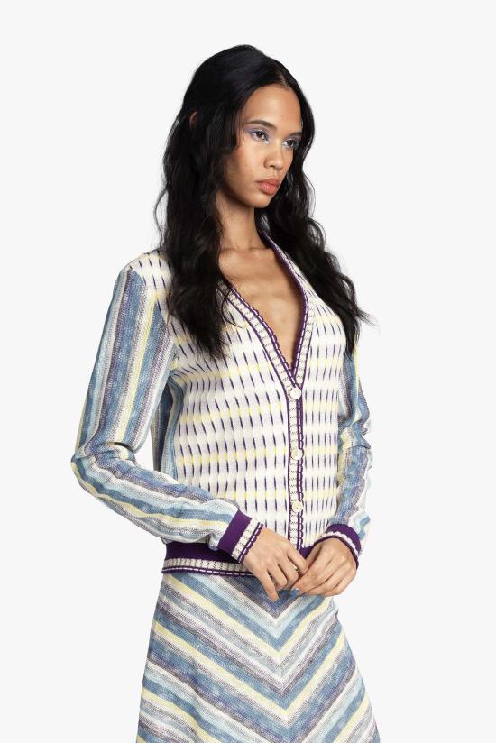  안나 수이 가디건 세라페 니트 - ANNA SUI