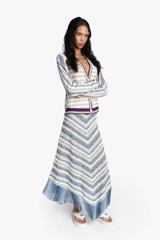  안나 수이 가디건 세라페 니트 - ANNA SUI