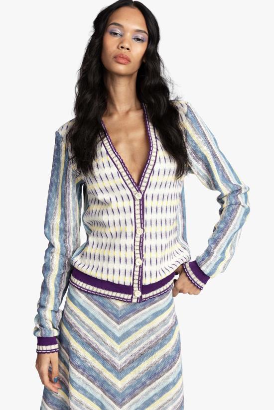  안나 수이 가디건 세라페 니트 - ANNA SUI