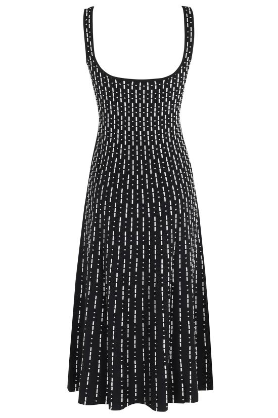  스타우드 롱 원피스 엘리슨 드레스 블랙 - STAUD