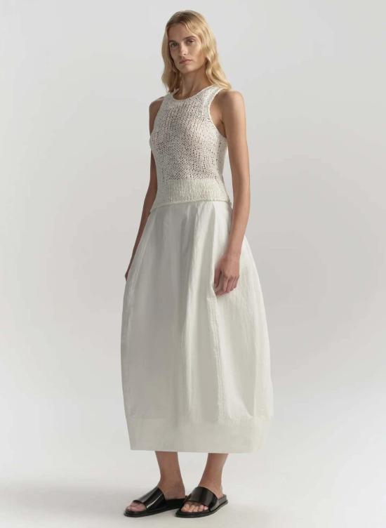  에이엘씨 롱 스커트 A.L.C. 베다 코튼 나일론 - A.L.C.