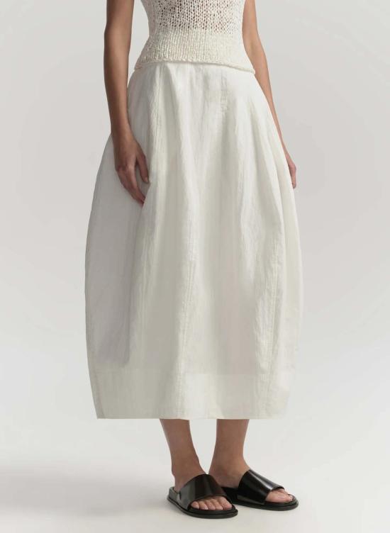  에이엘씨 롱 스커트 A.L.C. 베다 코튼 나일론