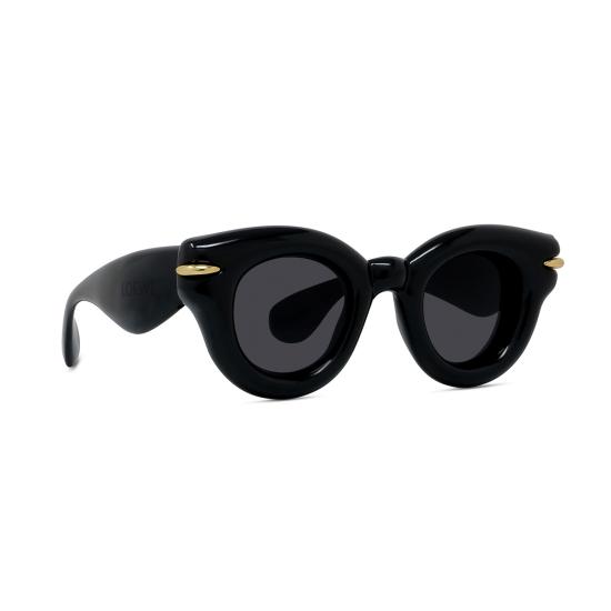  로에베 안경 LW40118 I 시그니처 인젝션 선글라스 블랙 - LOEWE