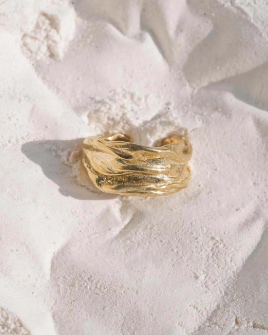  Dea Dia 반지 데아 디아 스트라타 골드 밴드 링