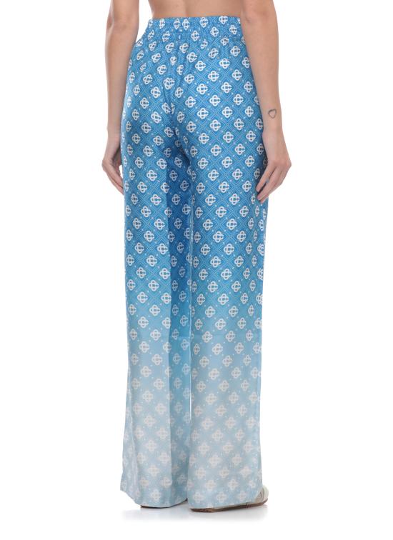 26SS 카사블랑카 팔라초 팬츠 WSS26TR37202 SILK TWILL GRADIENT Blu - CASABLANCA