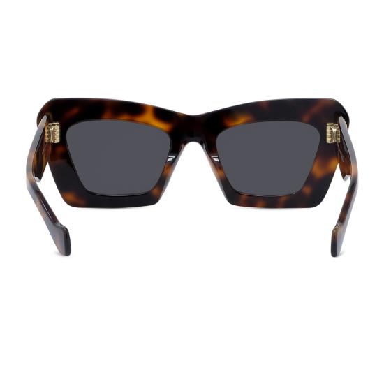  로에베 안경 LW40145 I 아나그램 52 다크 하바나 아세테이트 선글라스 - LOEWE