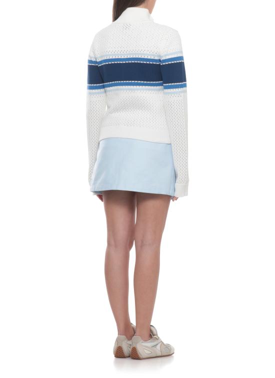 26SS 카사블랑카 자켓 WSS26KW126501 BLEND WHITE BLUE White - CASABLANCA