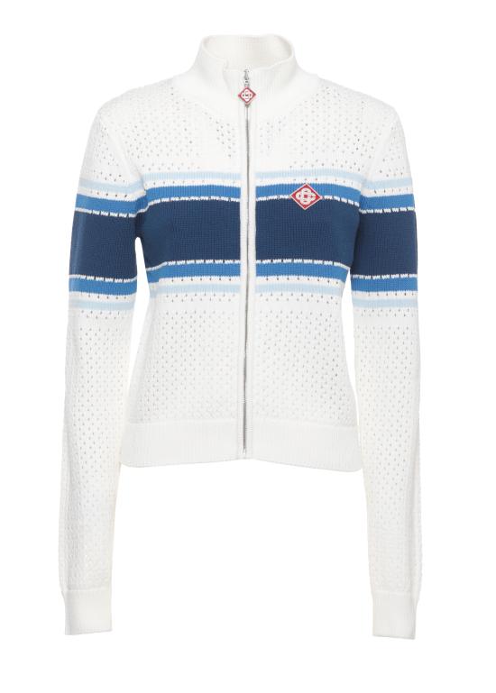 26SS 카사블랑카 자켓 WSS26KW126501 BLEND WHITE BLUE White