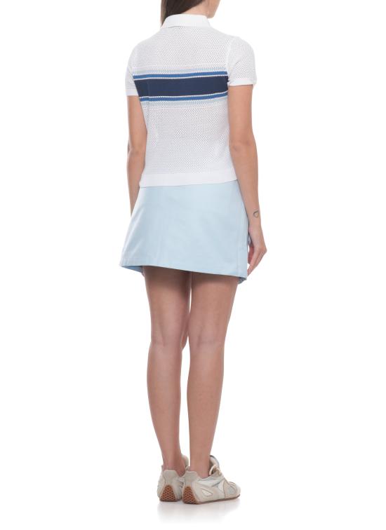 26SS 카사블랑카 폴로 티셔츠 WSS26KW126201 BLEND WHITE BLUE Bianco - CASABLANCA