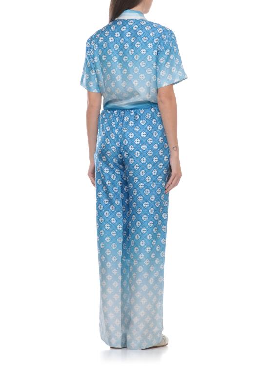 26SS 카사블랑카 블라우스 WSS26SH26601 SILK TWILL GRADIENT Blu - CASABLANCA