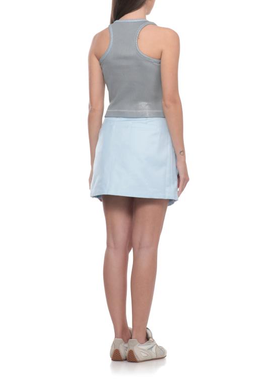 26SS 카사블랑카 민소매 티셔츠 WSS26JTS07203 SILVER BLUE Argento - CASABLANCA