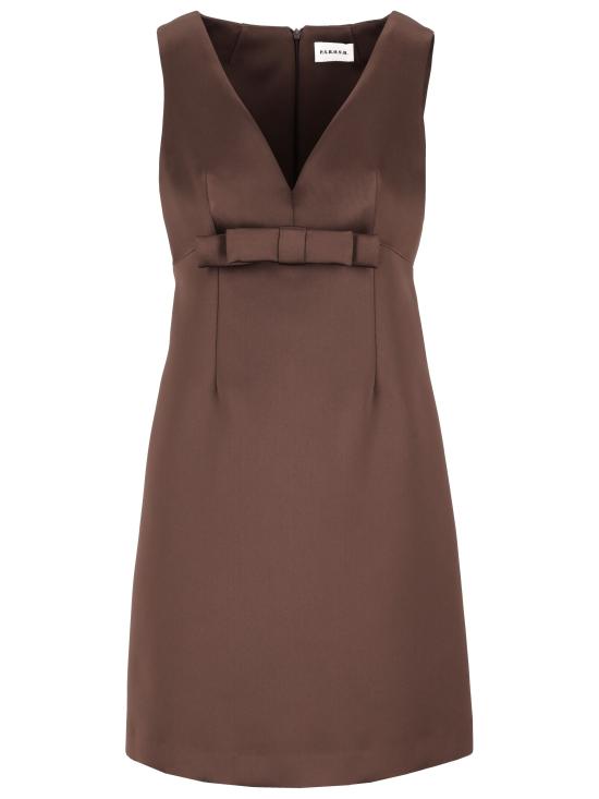 26SS 파로쉬 미디 원피스 D726151PAMAK 008 MARRONE