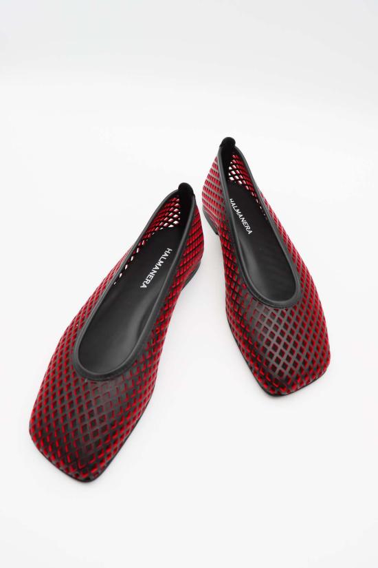  할마네라 플랫 슈즈 모닉 레이저컷 플랫