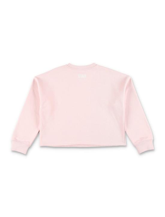  [키즈] 골든구스 풀오버 골든 구스 키즈 피아니카 드롭 스웨트셔츠 세피아 로즈 - GOLDEN GOOSE